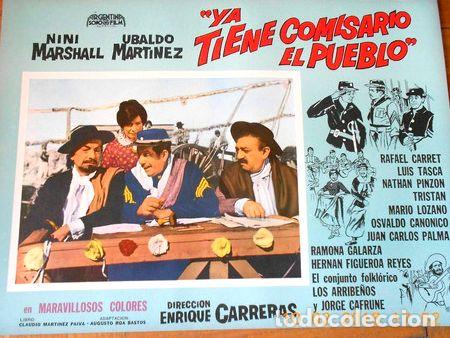 Kino: afiche pelicula ya tiene comisario el pueblo 1967 modelo 3