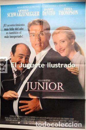 Kino: schwarzenegger junior afiche pelicula cine antiguo de vito