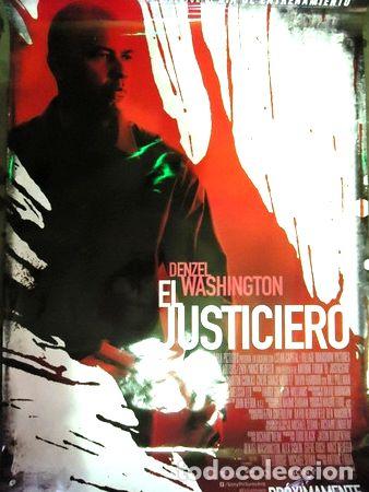Kino: poster original pelicula el justiciero denzel washington