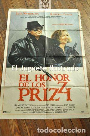 Kino: honor de los prizzi john huston jack nicholson afiche cine