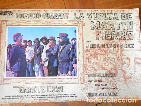 Kino: afiche pelicula la vuelta de martin fierro 1974 modelo 6