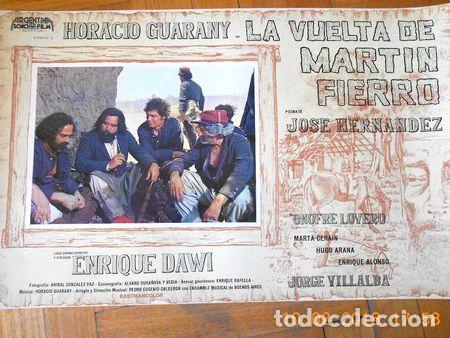 Kino: afiche pelicula la vuelta de martin fierro 1974 modelo 5