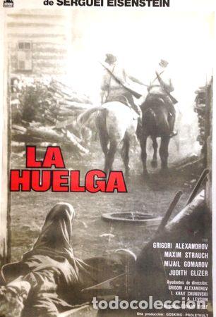 Kino: la huelga serguei eisestein afiche cine sovietico artkino
