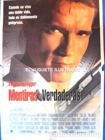 Kino: mentiras verdaderas lee curtis schwarzenegger afiche cine
