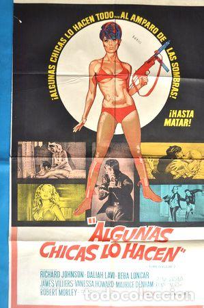 Kino: algunas chicas hacen some girls do afiche cine accion 1969