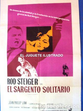 Kino: sargento solitario rod steiger hollywood belico afiche cine