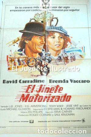 Kino: jinete motorizado carradine afiche cine 1979 roger corman