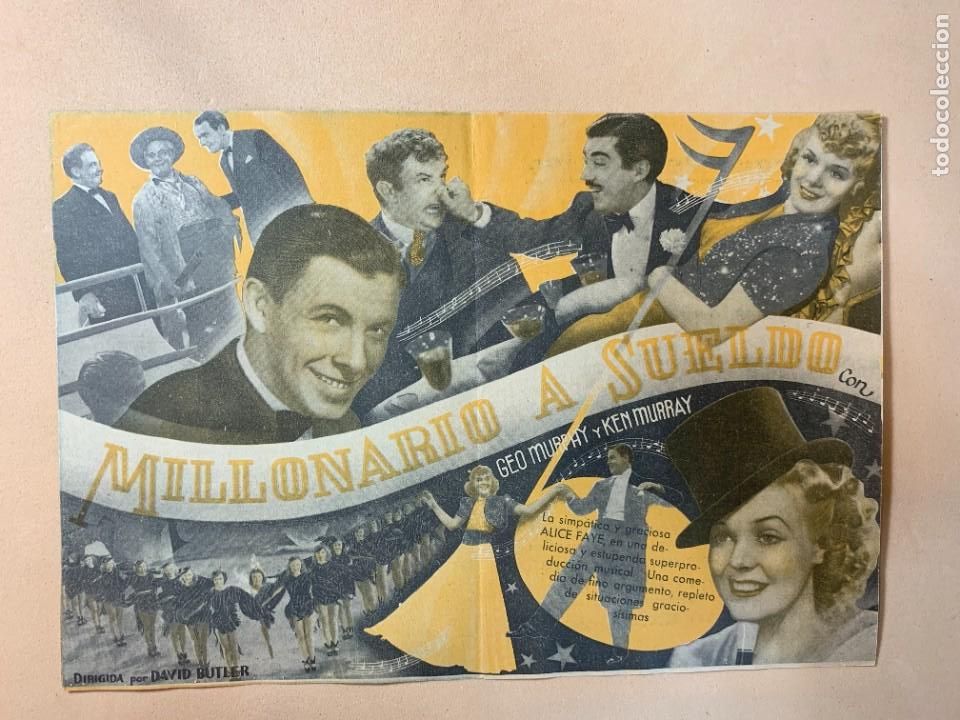 Kino: Millonario a sueldo. Geo Murphy y Ken Murray.