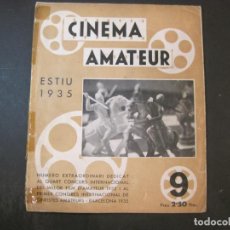 Cine: CINEMA AMATEUR-ESTIU 1935-NUMERO EXTRAORDINARI-VER FOTOS-(V-23.035). Lote 297611473