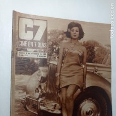 Cine: SARA MONTIEL REVISTA C7 CINE EN SIETE DÍAS AÑO 1964 ORIGINAL NO COPIA.