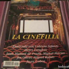 Cine: REVISTA DE CINE NICKELODEON Nª 11 LA CINEFILIA CABRERA INFANTE HENRY LANGLOIS VERANO 1998