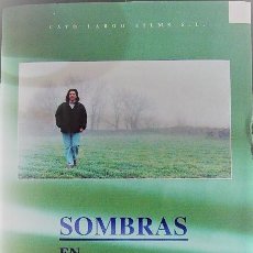 Cine: SOMBRAS EN UNA BATALLA - TRIPTICO PUBLICITARIO Y PROMOCIONAL. Lote 298947873