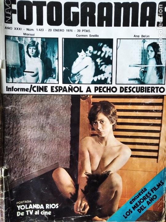 Cine: FOTOGRAMAS Nº 1423 DE 1976- YOLANDA RIOS- MARISOL- CARMEN SEVILLA- KAREN BLACK- TELLY SAVALAS- SEAN - Foto 1 - 299312358
