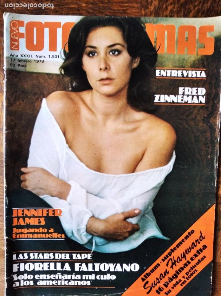 FOTOGRAMAS Nº 1531 1978 FIORELLA FALTOYANO- FRED ZINNEMANN- CAFRUNE- RAMONCIN- JANE FONDA- MAR BONET (Cine - Revistas - Fotogramas)