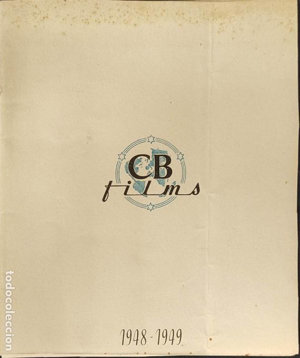 Cine: CB FILMS - PROGRAMACION 1948 1949 - LEER INTERIOR - - Foto 1