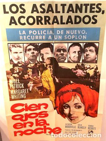 Kino: afiche de cine cien ojos en la noche
