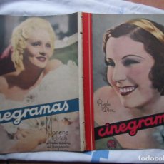 Cinema: CINEGRAMAS Nº 8, NOVIEMBRE 1934, ROSITA DIAZ, LOS IMITADORES, EMIL JAMMIGS, MIGUEL LIGERO
