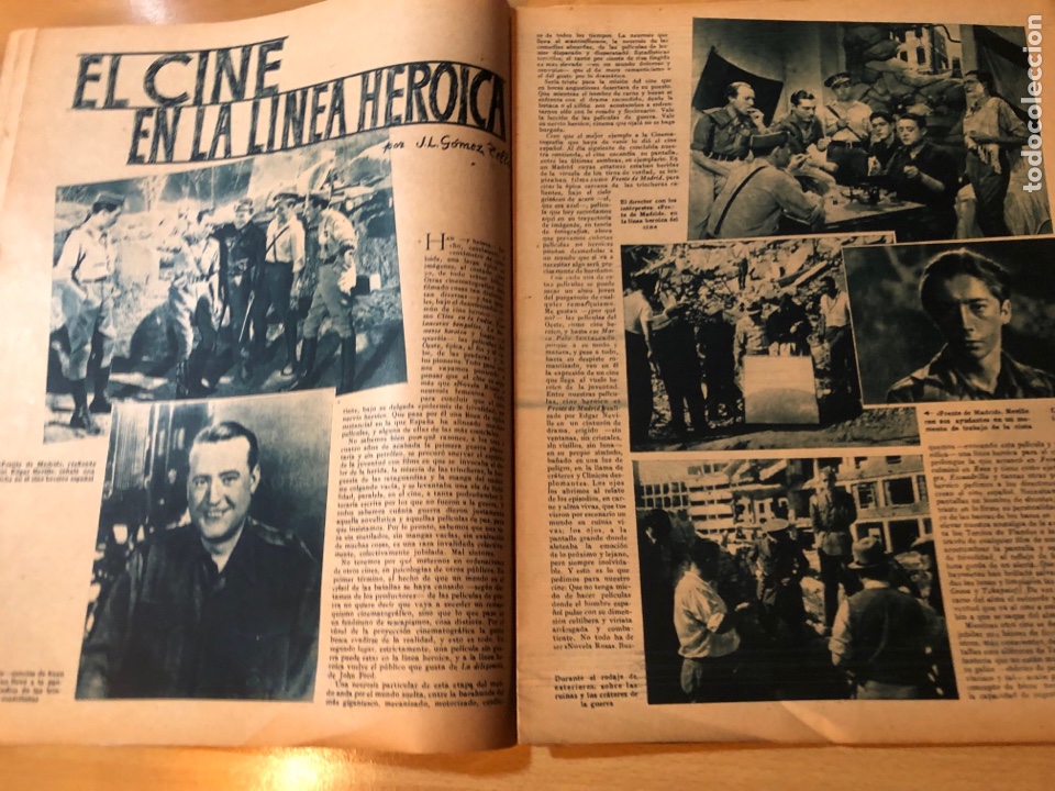 Cine: Revista primer plano 1945 marte harell.james cagney.frente de madrid Edgar neville - Foto 3 - 301411678