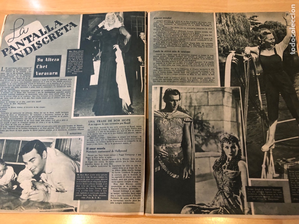 Cine: Revista primer plano 1947 gloria de haven.lana turner.sara Montiel.conchita montes - Foto 9 - 301434618