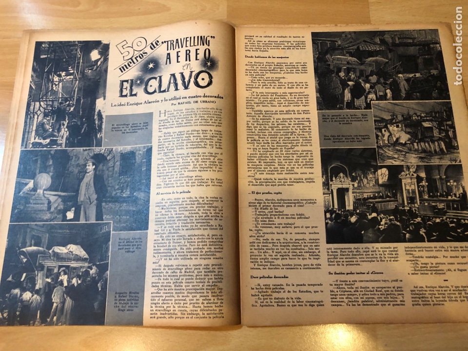 Cine: Revista primer plano 1944 josefina De la Torre.amparo Rivelles el clavo.hedy lamarr - Foto 2 - 301449483