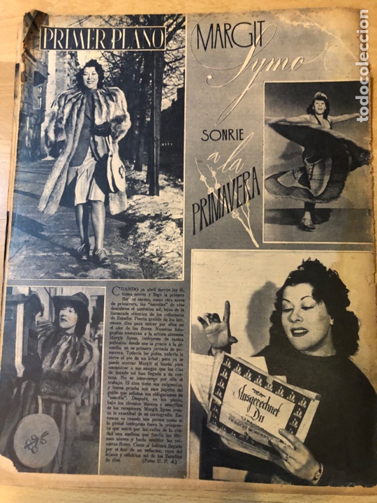 Cine: Revista primer plano 1944 josefina De la Torre.amparo Rivelles el clavo.hedy lamarr - Foto 4 - 301449483