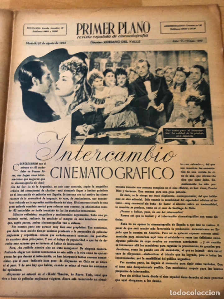 Cine: Revista primer plano 1944 Cristina soderbaum.paola barbara.charles boyer.conchita Montenegro - Foto 4 - 301450183