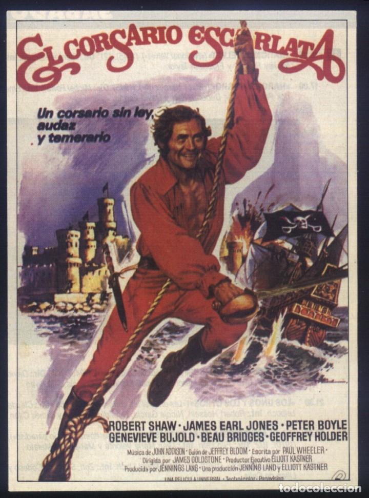 Kino: Q-09691- El corsario escarlata (Swashbuckler) (RECORTE PRENSA 10x14) Robert Shaw - James Earl Jones