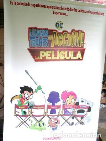Kino: banner cine jovenes titanes en accion lona afiche robin
