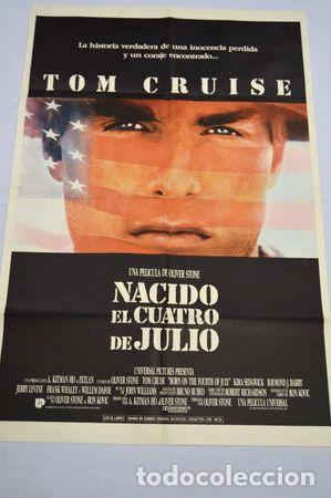 Kino: poster afiche original cine nacido el 4 de julio tom cruise