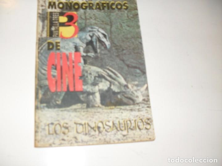 MONOGRAFICOS DE CINE 1,EL PRIMERO(DE 9??) LOS DINOSAURIOS.EDITA PANTALLA 3,AÑO 1993. (Cine - Reproducciones de carteles, folletos...)