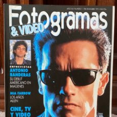 Cine: FOTOGRAMAS NÚMEROS 1.780 DICIEMBRE 1991 + PÓSTER TERMINATOR 2. EL JUICIO FINAL