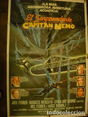 Kino: afiche cine el sorprendente capitan nemo jose ferrer aventur