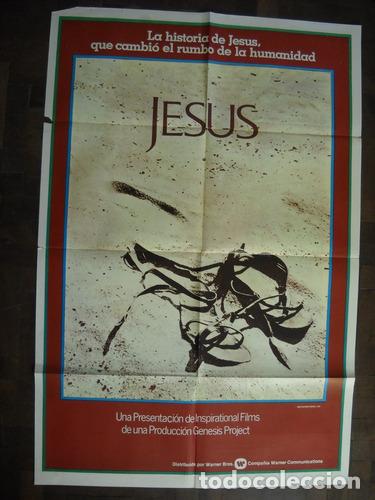 Kino: afiche de cine jesus 1980 warner bross
