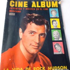 Cine: VINTAGE REVISTA CINE ALBUM LA VIDA DE ROCK HUDSON AÑOS 50S. Lote 310643783