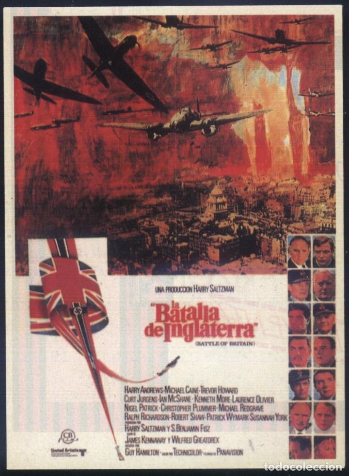 Cine: Q-09735- LA BATALLA DE INGLATERRA (Battle of Britain) (RECORTE PRENSA 10x14) Michael Caine