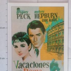 Cine: EDIFICHAS VACACIONES EN ROMA - GREGORY PECK & AUDREY HEPBURN 1953. Lote 312872993
