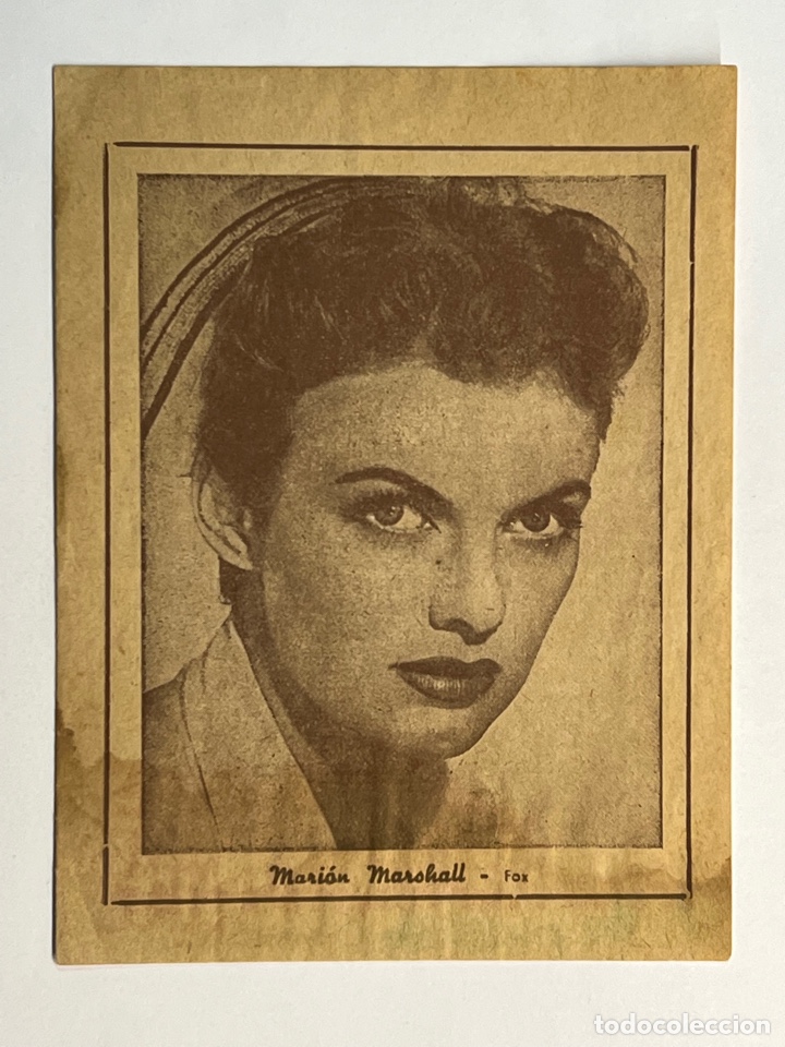 Kino: CINE. MARION MARSHALL, Diptico publicitario farmac&eacute;utico Eupartol.. (h.1950?) deslucida..