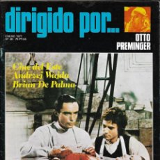 Cine: DIRIGIDO POR... Nº 40 OTTO PREMINGER ENERO DEL 1977 ANDRZEJ WAJDA Y BRIAN DE PALMA SUS FILMOGRAFIAS