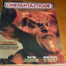 Cine: CINEFANTASTIQUE - ENERO 1986 - LEGEND - REVISTA CINE FANTÁSTICO Y TERROR - EN INGLÉS. Lote 316307838