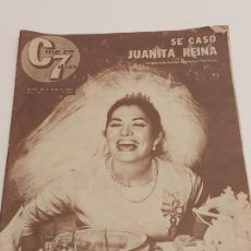 Cine: CINE EN 7 DÍAS / 167 / JUNIO DE 1964 / SE CASÓ JUANITA REINA / NÚMERO ESPECIAL. Lote 317398978
