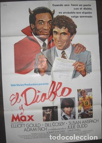 Kino: afiche cine el diablo y max bill cosby walt disney comedia