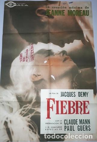 Kino: fiebre afiche claude mann paul guers jeanne moreau v1