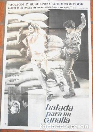 Kino: afiche de cine balada para un canalla 49 35