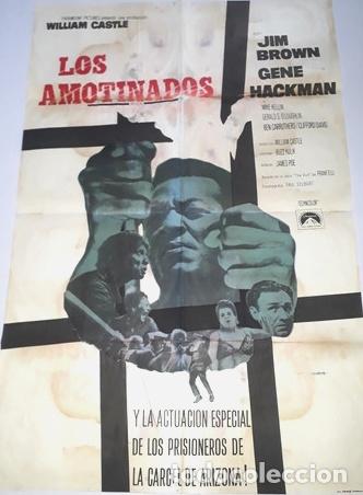 Kino: los amotinados afiche jim brown gene hackman q34