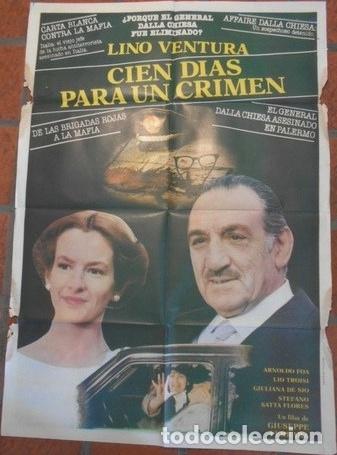 Kino: afiche de cine cien dias para un crimen 49 39