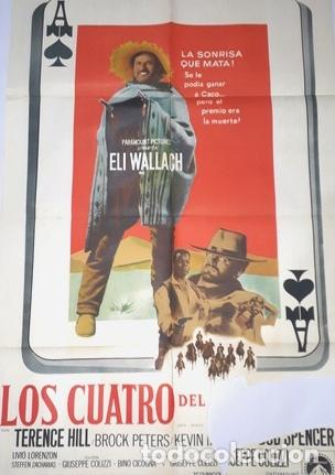 Kino: los cuatro del ave maria afiche terence hill eli walach y46