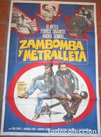 Kino: afiche de cine zambomba y metralleta 49 65