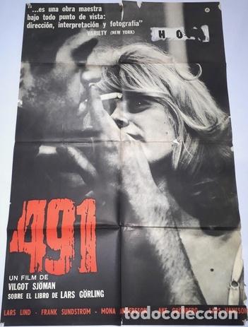 Kino: 491 afiche de cine vilgot sjoman lars lind u15