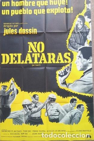 Kino: antiguo afiche de pelicula no delataras 386