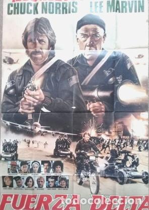 Kino: antiguo afiche de pelicula fuerza delta 453